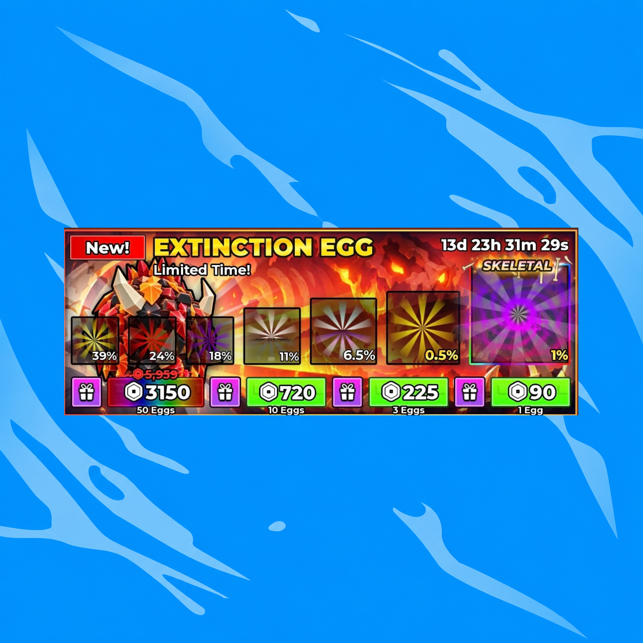 Extinction egg